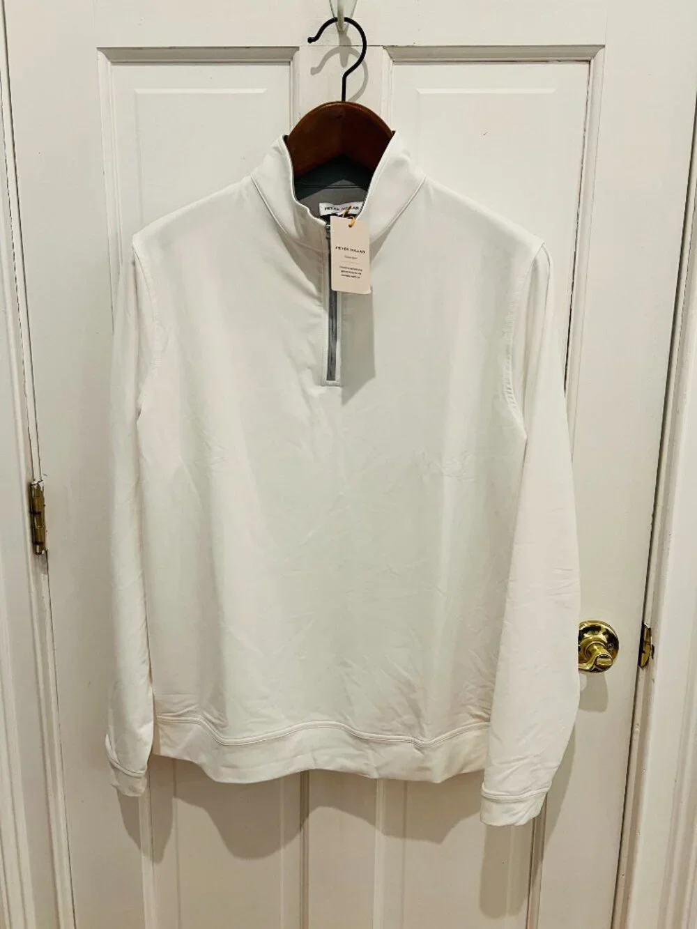 NEW Peter Millar Perth Performance Quarter-Zip Pullover Size XL